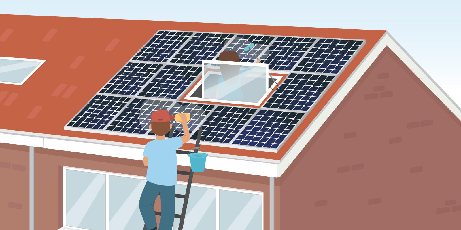 zonnepanelen schoonmaken
